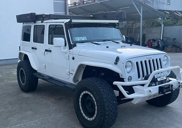 Jeep Wrangler cena 115000 przebieg: 147000, rok produkcji 2014 z Margonin małe 211
